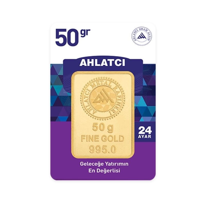 50 GRAM 24 AYAR ALTIN PAKETLİ